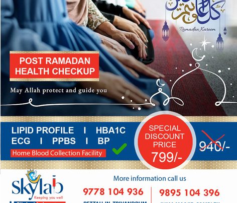 skylab-Post-Ramdan-Health-Checkup poster design